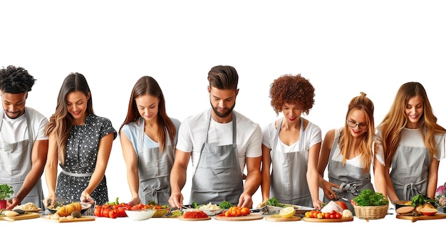 Účastníci kurzu pri stole